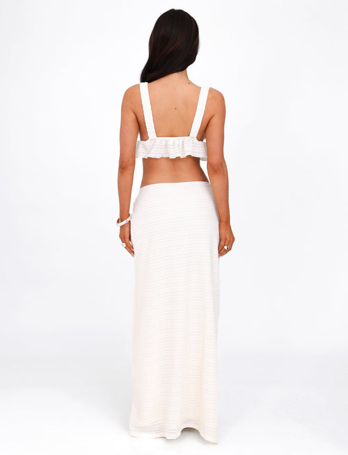 ALDRIDGE SKIRT - WHITE