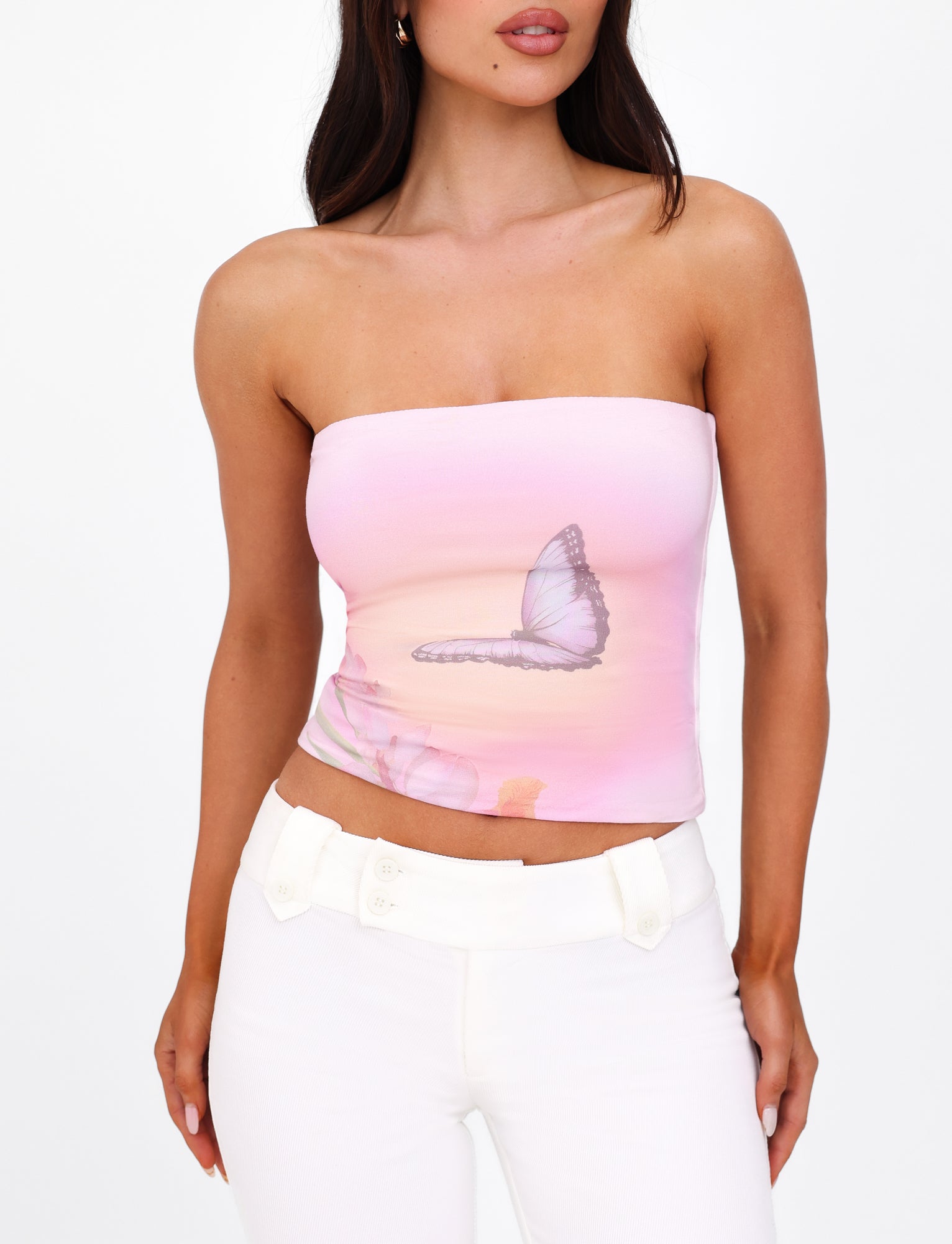 AMBROSE BOOB TUBE - PINK