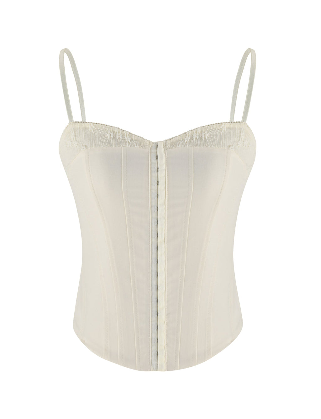 ANTONELLA TOP - WHITE : BONE : CREAM