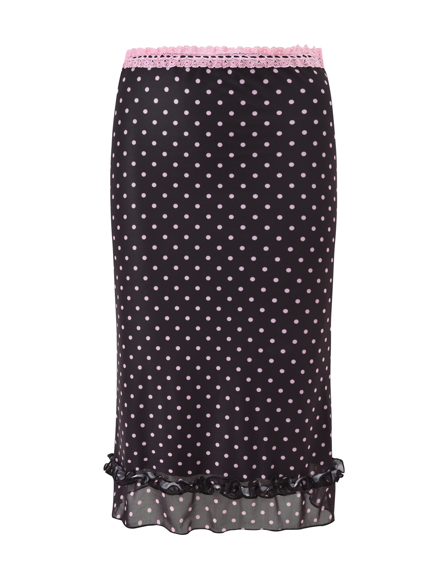 AMARA MIDI SKIRT - BLACK