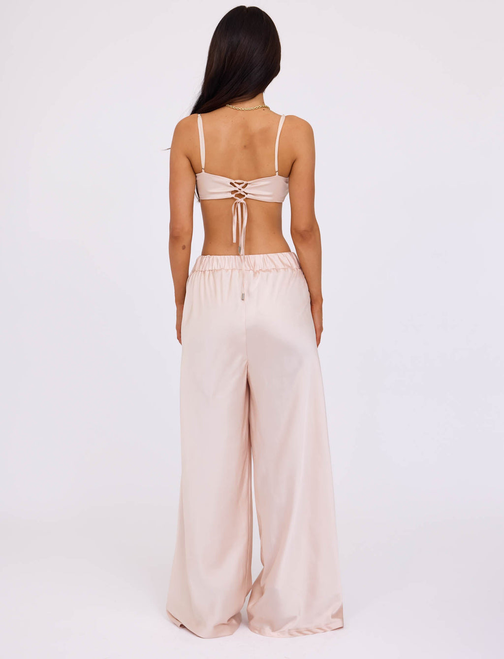 ALINA PANT - WHITE : IVORY