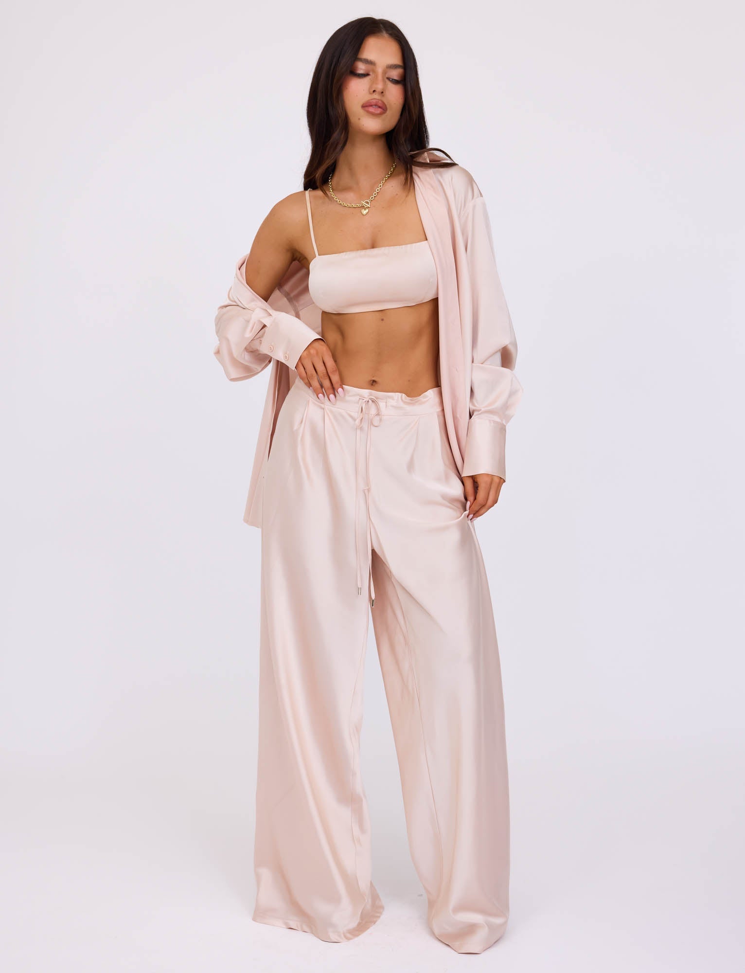 ALINA SHIRT - WHITE : IVORY