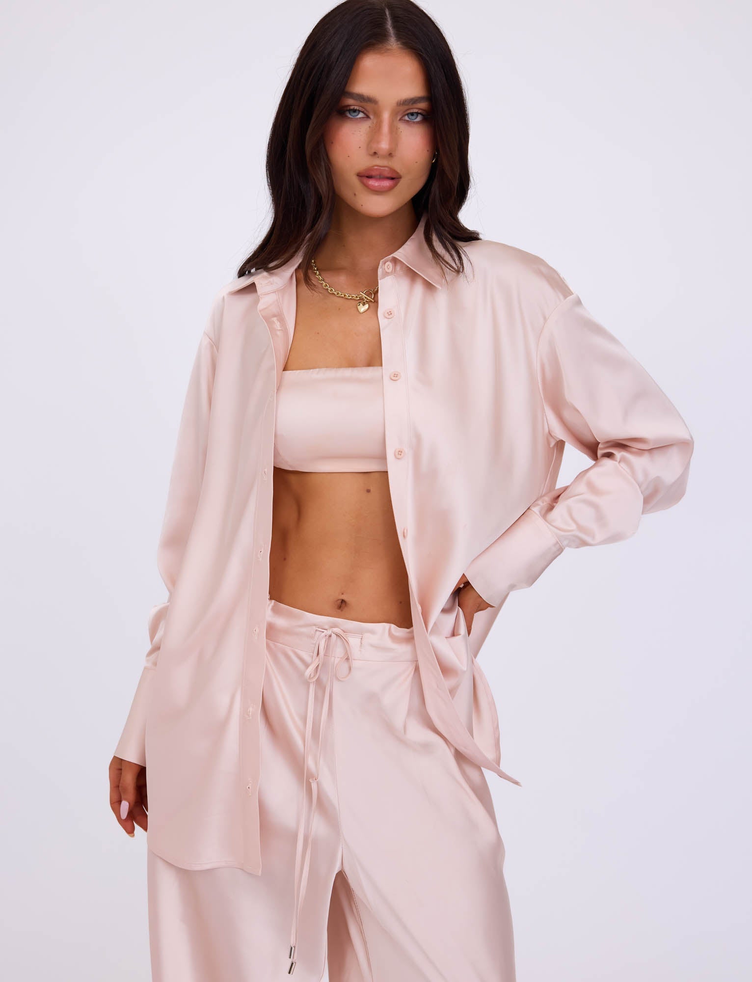 ALINA SHIRT - WHITE : IVORY